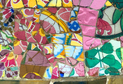 グエル公園での写真